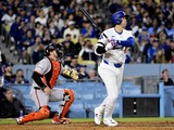 【MLB】大谷翔平「2番DH」 スタメン　“好相性”の同僚グラスノーを援護する今季8号なるか、登板時は「打率.393、2本塁打」 画像