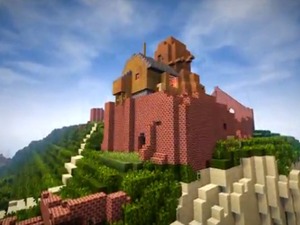 「天空の城ラピュタ」をマインクラフトで再現してみた…ニコニコ動画 画像