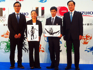 体操・白井健三「苦手な吊り輪がんばる」…羽田空港、五輪種目でカラフルに 画像