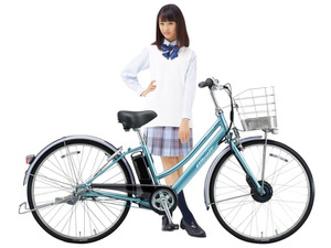 ブリヂストンサイクルの通学用電動アシスト自転車「アルベルトe」2016年モデル 画像