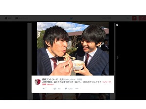 鹿島アントラーズが必勝祈願…柴崎岳＆土居聖真「餅つき」で粘り強く優勝目指す！ 画像