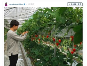 サッカー日本代表・森重真人、W杯予選後は「いちご狩り」に夢中 画像