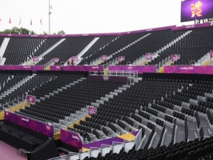 ロンドン五輪使用のアリーナ製仮設スタンド、レンタル開始…日建リース工業 画像