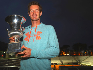 アンディ・マレーがイタリア国際制覇、ジョコビッチは決勝で精彩を欠く 画像