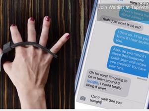 文字入力の常識が変わる？ウェアラブルキーボード「Tap」 画像