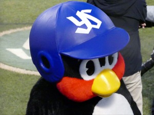 つば九郎、広島・新井貴浩の2000本安打達成に「おいわいがしたくて～」 画像