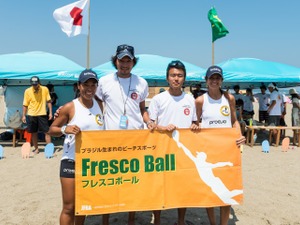 ブラジル発祥のビーチスポーツ「フレスコボールジャパンオープン」開催 画像