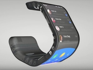 “腕に巻けるスマホ”が発表…ディスプレイがぐにゃぐにゃ曲がる！ 画像