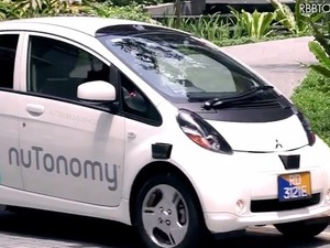 世界初！シンガポールで自動運転タクシーがテスト開始 画像