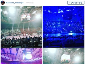 前園真聖「これからがスタートですね」…男子バスケ「Bリーグ」開幕戦を観戦 画像