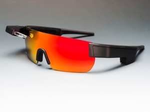 自転車用ウエアラブルグラス「ソロス」…速度やペースを確認できる 画像
