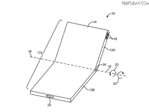 iPhone 8で採用？Appleが折りたたみスマホに関する新特許取得 画像