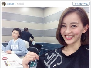 田中理恵、ゴルファー・古閑美保と2ショット「#目ヂカラ」「#最高」 画像
