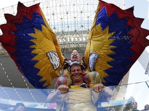 【FIFAワールドカップ2014ブラジル】勝利を呼び込んだ世界のユニークなサポーター 画像