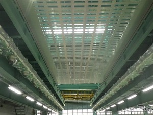 つくばエクスプレス車両基地のシャッター、ギネス世界記録に 画像