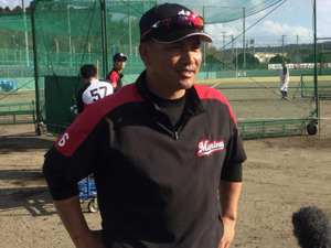 ロッテ・井口資仁新監督、鈴木大地サード、中村奨吾セカンド構想を熱く語る 画像