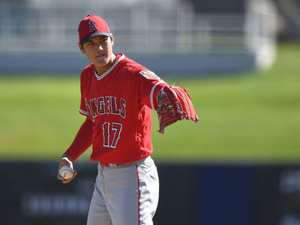 大谷翔平、5連続含む8奪三振…捕手はスライダーに脱帽「本当に素晴らしい」 画像