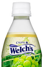カルピス、皮ごとクラッシュしたマスカットと炭酸「Welch'sウェルチ」発売 画像