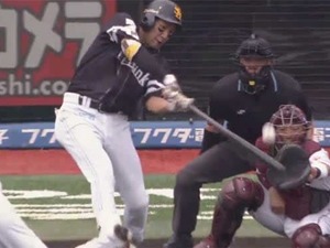 ソフトバンク・柳田悠岐、史上初シーズン2度目のサイクル逃す…王手は何と今季4度目 画像