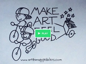 北米大陸を自転車で行く、芸術で人を癒す旅 画像