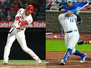 【MLB】大谷翔平の「45-25」達成まであと少し、本塁打争いに公式サイトも驚き 画像