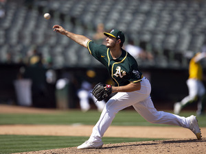 【プロ野球】西武の新助っ人右腕バーチ・スミス　大谷翔平を空振り三振に仕留めた速球が光る 画像