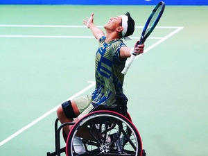 【車いすテニス】小田凱人が世界一ヒューエットを破りマスターズを優勝　いま明かす最年少記録を狙い続ける真意とは… 画像