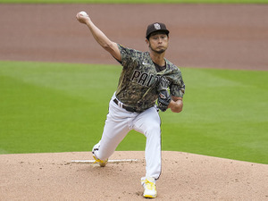 【MLB】12K好投ダルビッシュ有に落とし穴　ピッチコム“誤操作”ボークから決勝点献上「ベンチも分かっていない」 画像