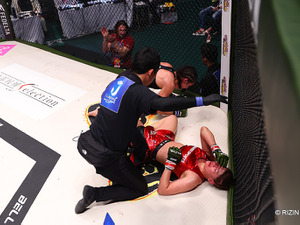 【RIZIN】女王RENA、仏グラップラーの“早わざ”膝十字に悶絶タップアウトで一本負け　9カ月ぶりの復帰戦Vならず 画像