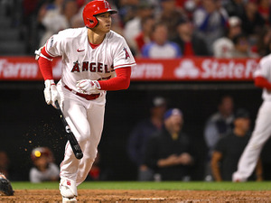 【MLB】大谷翔平、176キロ弾丸ライト前も4打数1安打3三振　エ軍は零敗で3タテ喫する 画像