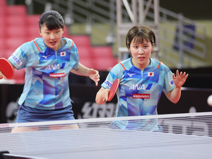 【卓球 アジア選手権】平野美宇・張本美和ペアが圧巻3－0勝利　“はりひな”は中国勢の前に準々決勝で散る 画像