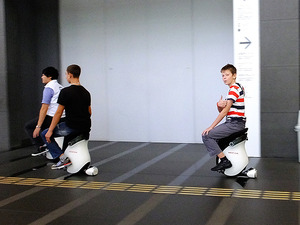 ホンダの次世代「一輪車」を体験　日本科学未来館 画像