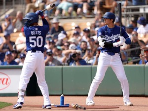 【MLB】「3つの頭を持つ怪物」ベッツ、大谷翔平、フリーマンの最強上位打線を米メディアが称賛「圧倒的な強さ」 画像