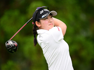 ボールストライキング2位の岩井千怜、稲見萌寧に続き‟63位からの大逆転”でパリ五輪出場権獲得なるか 画像