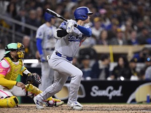 【MLB】大谷翔平、松井裕樹から“172キロ”二塁打で「同点劇」お膳立て　3試合ぶりマルチ安打 画像