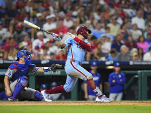 【MLB】大谷翔平との対決を制した異色の1番　復帰のシュワーバーが打率「.250」キープ、高出塁率で魅せる“ロマン砲”　 画像