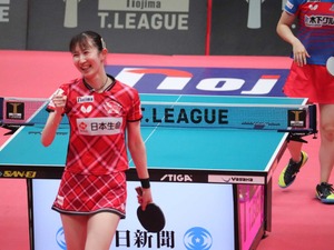 早田ひなが平野美宇相手に見せた“変化”「今後の成長につながる」　パリ五輪でエース担う23歳が止めない進化【Tリーグ】 画像