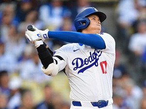 【MLB】大谷翔平「1番DH」スタメン　愛犬デコピンとコラボのボブルヘッドナイトに3試合ぶり42号アーチなるか 画像
