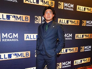 【MLB】今永昇太、表彰式での熱唱を振り返り……「もっと練習して、いつでも歌えるように準備する」と爆笑誘う　佐々木朗希の活躍には太鼓判 画像