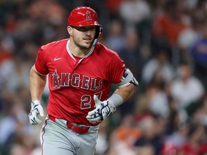 【MLB】“8戦6発”トラウトが止まらない、リーグトップタイの6号アーチ　公式称賛の鮮やか165キロ弾「スイングが美しい」 画像