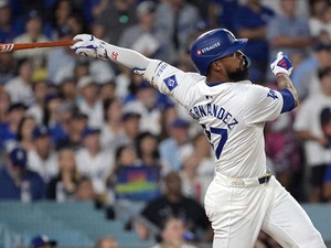 【MLB】絶好調テオスカー、4安打固め打ちで「30打点」一番乗り　大谷翔平の“先頭打者弾”から打線大爆発でドジャース圧勝 画像