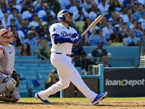 【MLB】“4番起用”で猛打賞のマンシー、ボブルヘッドデー2本塁打の大谷翔平に驚き「すごいことを期待すると、本当にやってしまう」 画像