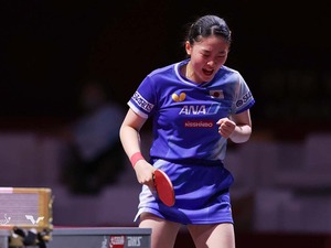 張本美和が世界2位・王曼昱とのメダルかけた大一番へ　シンガポール選手にストレート完勝でベスト8進出【世界卓球2025】 画像