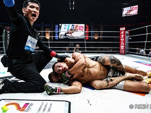 【超RIZIN.4】「爆発力が半端じゃない」安藤達也、“壮絶”な2試合連続チョーク一本勝ち　ヤン・ジヨンはタップ後に失神……衝撃のラスト「救助まで完璧」 画像