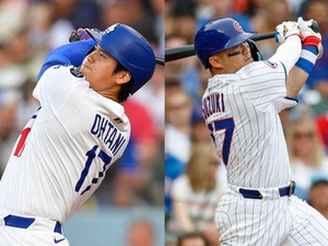 【MLB】妙にシンクロ……大谷翔平と鈴木誠也の同日アーチは「今季8回目」　エンゼルス時代6年間の“トラウタニ弾”は計30回 画像