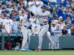 【MLB】44号アーチの大谷翔平、新たな金字塔“リードオフの本塁打数”も更新間近　アクーニャJr.のメジャー記録にあと「1」 画像