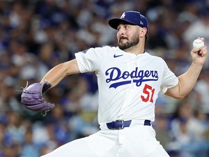 【MLB】愛娘の死から4カ月……ド軍ベシア、悲しみを乗り越えOP戦初登板　「ライブBPで大谷翔平と対戦するほうが緊張する」と本音も 画像