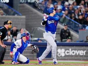 【MLB】“2戦連発”大谷翔平、今季3号アーチは苦手左腕の「内角低めボール球」を完全攻略　米記者驚きの一発「数年前、彼を封じるために……」 画像