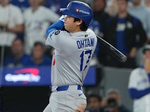 【MLB】大谷翔平、執念の178キロ右前打で「50」試合連続出塁達成　球団史上3位タイに浮上　ドジャースは敗戦 画像