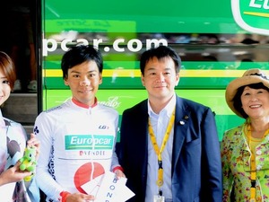 モンサンミッシェル、意外に小さいと新城幸也 画像